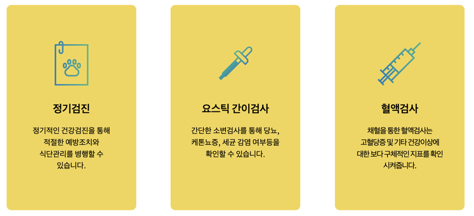 강아지 당뇨 진단을 위해 진행하는 검사들